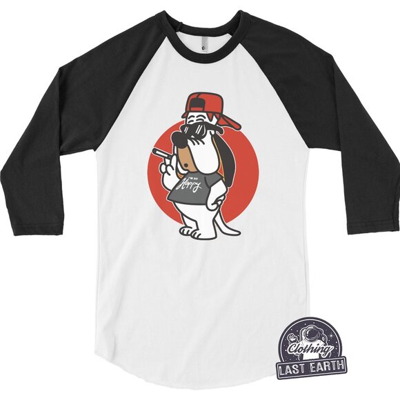 Funny Droopy The Dog Shirt Cartoon Tshirt Retro Graphic Tee Nostalgic Mens Shirt - Picture 1 of 2